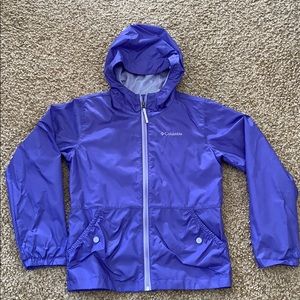 Girls Columbia Rain/Spring Jacket Size M (10/12)